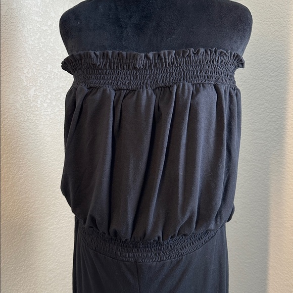 Xhilaration Black Strapless Jumpsuit - Picture 5 of 10